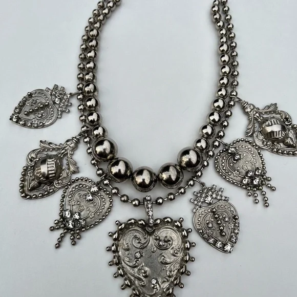 Rare Dylan Lex oxidized silver necklace - Picture 3 of 3